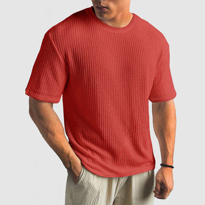 Ziva - Men's Knit Textured T-Shirt