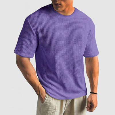 Ziva - Men's Knit Textured T-Shirt