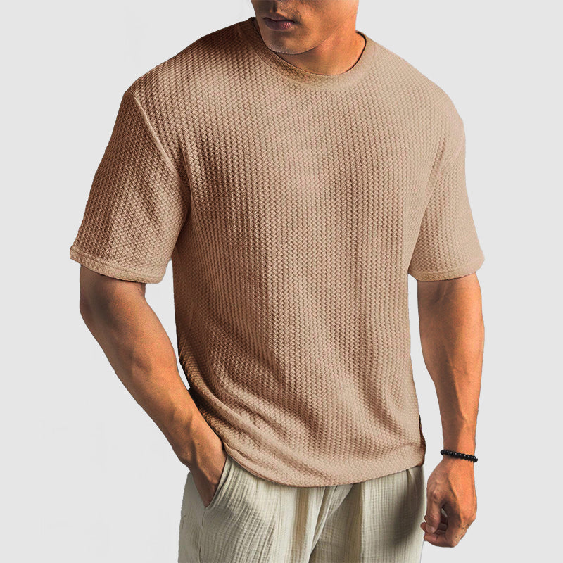 Ziva - Men's Knit Textured T-Shirt