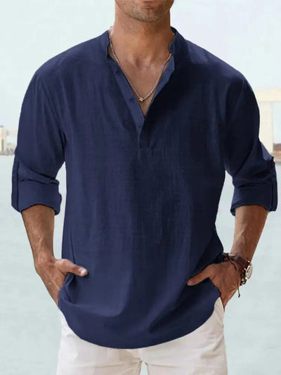 PAOLO | Linen Shirt for Men - Ziva Luxor