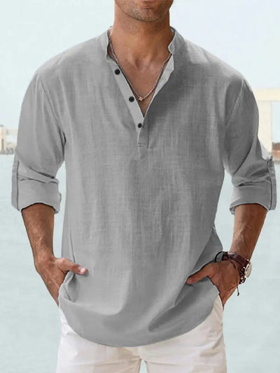 PAOLO | Linen Shirt for Men - Ziva Luxor