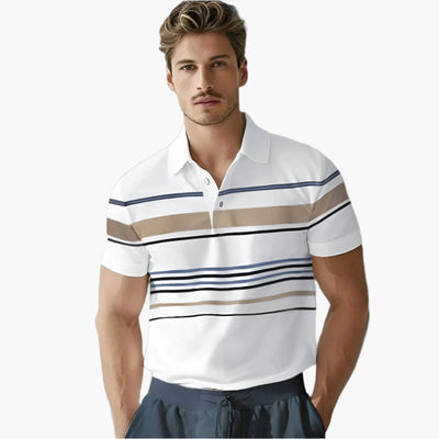 ZIVA | Men's Striped Polo