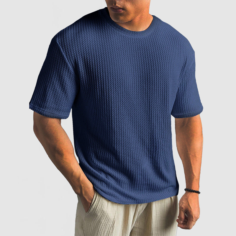 Ziva - Men's Knit Textured T-Shirt