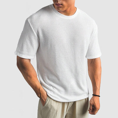 Ziva - Men's Knit Textured T-Shirt