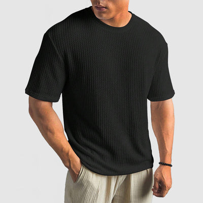 Ziva - Men's Knit Textured T-Shirt