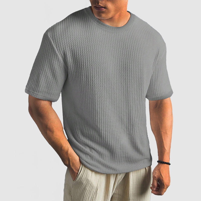 Ziva - Men's Knit Textured T-Shirt